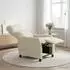 vidaXL Massage-Relaxsessel, creme, Kunstleder (42035090)