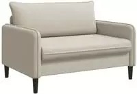 vidaXL XXL-Sessel Beige Samt