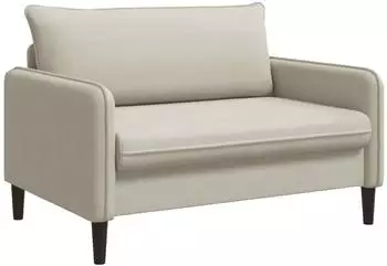 vidaXL XXL-Sessel beige, Samt