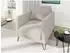 S-Style Möbel Harmony Sessel Chenille-Stoff, taupe, schwarze Metallfüße (800000872776)