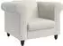 Dorel Home Felix II Chesterfield-Sessel Breit-Cord, beige, verstellbare Rückenlehne (74044012-0)