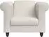 Dorel Home Felix II Chesterfield-Sessel Breit-Cord, beige, verstellbare Rückenlehne (74044012-0)