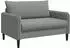 vidaXL XXL-Sessel dunkelgrau, Samt (42043560)