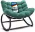Kesser Chillexer XXL Schaukelstuhl Indoor/Outdoor, bis 120kg, grün