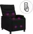 vidaXL Massage-Relaxsessel, schwarz, Stoff (42034911)