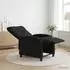 vidaXL Massage-Relaxsessel, schwarz, Stoff (42034911)