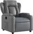 vidaXL Relaxsessel grau Kunstleder (372430)
