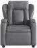 vidaXL Relaxsessel grau Kunstleder (372430)