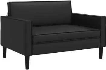 vidaXL XXL-Sessel schwarz Kunstleder