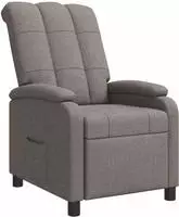 vidaXL Liegesessel Taupe Stoff