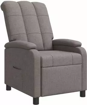 vidaXL Liegesessel Stoff, taupe (42034963)