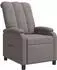 vidaXL Liegesessel Stoff, taupe (42034963)