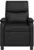 vidaXL Liegesessel schwarz, Kunstleder (42034981)