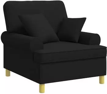 vidaXL Sessel mit Kissen, Stoff