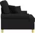 vidaXL Sessel mit Kissen, Stoff