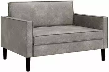 vidaXL XXL-Sessel hellgrau Kunstwildleder (42043539)