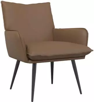 vidaXL Sessel Cappuccino Kunstleder