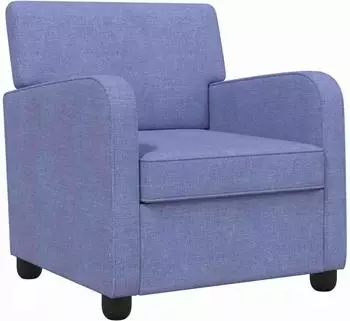 vidaXL Sessel Jeans blau, Stoff