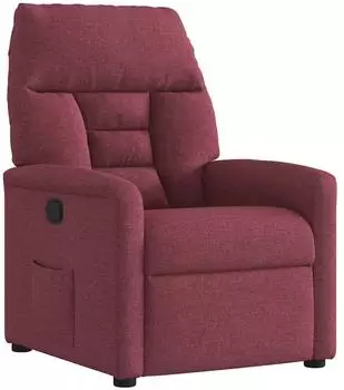 vidaXL Relaxsessel weinrot, Stoff (4015545)