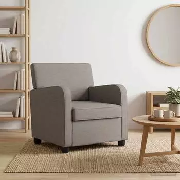 vidaXL Sessel taupe, Stoff