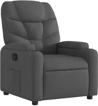 vidaXL Relaxsessel Stoff, dunkelgrau (372442)