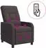 vidaXL Massage-Relaxsessel dunkelbraun, Stoff (42035037)