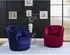 Otto Home Colin Drehsessel Samtvelours, rot (99688362-0)