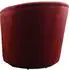 Otto Home Colin Drehsessel Samtvelours, rot (99688362-0)