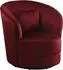 Otto Home Colin Drehsessel Samtvelours, rot (99688362-0)
