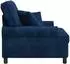 vidaXL XL-Sessel mit Kissen, marineblau, 1,5-Linien-Stoff