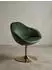 KADIMA DESIGN SIRAN Loungesessel Samt, drehbar, grün/gold (4255632581533)