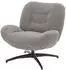 Robas Lund MANAUS Loungesessel 360° drehbar, 3D-Polyestergewebe, grau