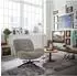 Robas Lund MANAUS Loungesessel 360° drehbar, 3D-Polyestergewebe, grau