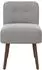vidaXL Slipper Chair hellgrau Samt