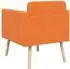 vidaXL Akzentstuhl orange Cord-Samt (42044815)