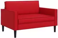 vidaXL XXL-Sessel Rot Kunstleder