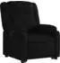 vidaXL Relaxsessel mit Aufstehhilfe, schwarz, Stoff (3205204)