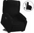vidaXL Relaxsessel mit Aufstehhilfe, schwarz, Stoff (3205204)