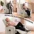 HomCom Relaxsessel elektrisch mit Aufstehhilfe, Massage & Wärme, greige