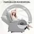 HomCom Relaxsessel mit LIegefunktion in Leinenoptik grau (800000955806)