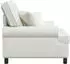vidaXL XL-Sessel mit Kissen, 1,5-Linien-Stoff, creme