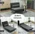 HomCom Schlafsessel klappbar grau (DE833-066V02CG0431)