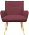 vidaXL Sessel weinrot Stoff (42047701)