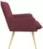 vidaXL Sessel weinrot Stoff (42047701)