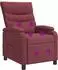 vidaXL Massage-Relaxsessel weinrot, Stoff (42034912)