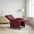 vidaXL Massage-Relaxsessel weinrot, Stoff (42034912)