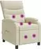vidaXL Massage-Relaxsessel, Kunstleder, creme (42034902)