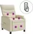 vidaXL Massage-Relaxsessel, Kunstleder, creme (42034902)