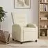 vidaXL Massage-Relaxsessel, Kunstleder, creme (42034902)