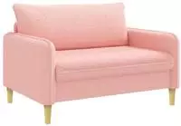 vidaXL XXL-Sessel Rosa Boucl&eacute;